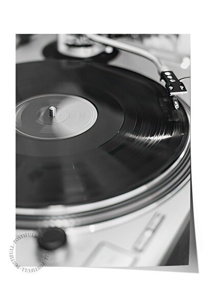 Postifull Poster cu discuri de vinil, poster de perete fără cadru, pictură ve...