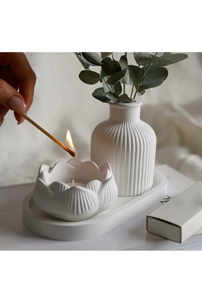 Minima Art Studio Üçlü Dekoratif Vazo Set