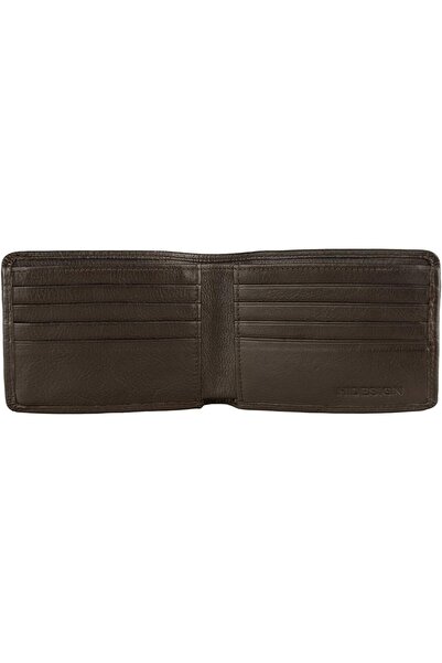 Hidesign RFID Blocking Trifold Wallet for Men - Camel Brown, Genuine Leather, Modern Design