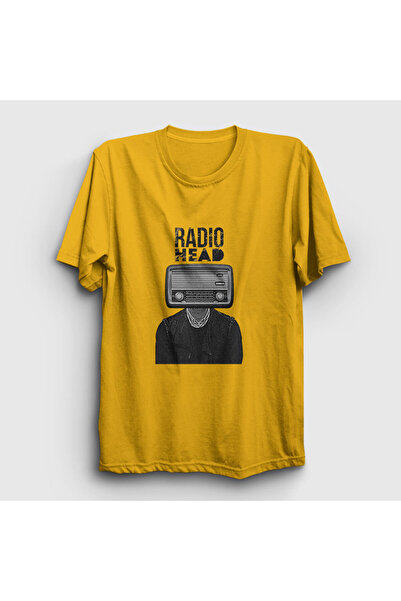 Presmono Unisex žuti radio Radiohead T-shirt 104241tt