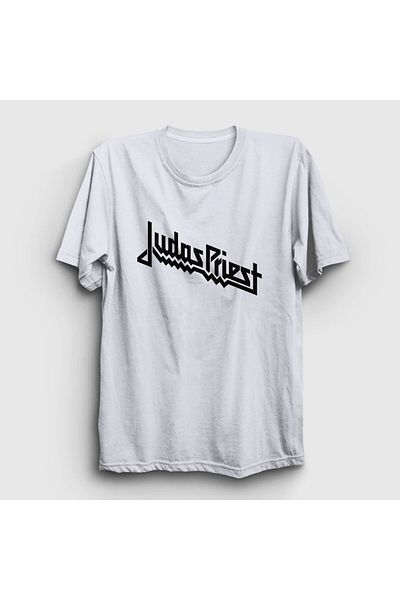 Presmono Μπλουζάκι Unisex Λευκό λογότυπο Judas Priest 88121tt