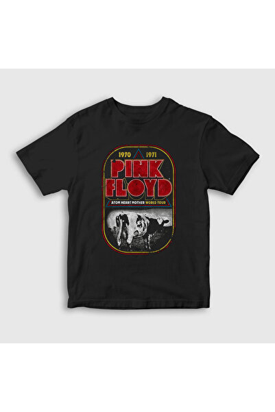 Presmono Unisex dečji crni Atom Heart Mother Pink Floyd T-shirt 76048tt