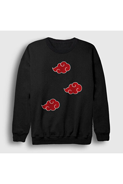 Presmono Unisex crna Akatsuki anime Naruto majica 131788tt