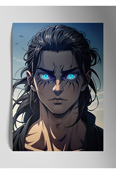 DekorHane Eren Yeager Anime - Pictură metalică