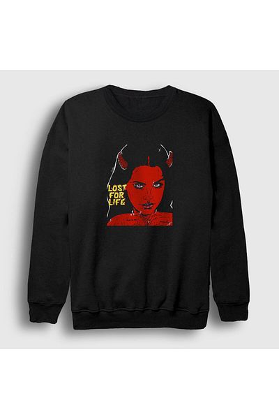 Presmono Φούτερ Unisex Black Lost Lana Del Rey 156401 ττ