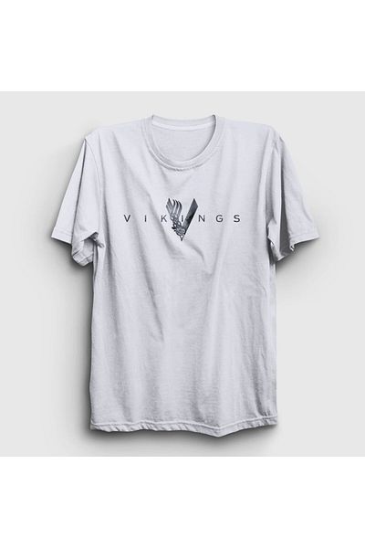 Presmono Μπλουζάκι Unisex White Logo V2 Vikings 221823 ττ