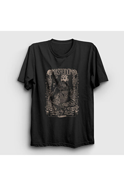 Presmono Unisex crni Rasputin Mastodon T-shirt 163547tt