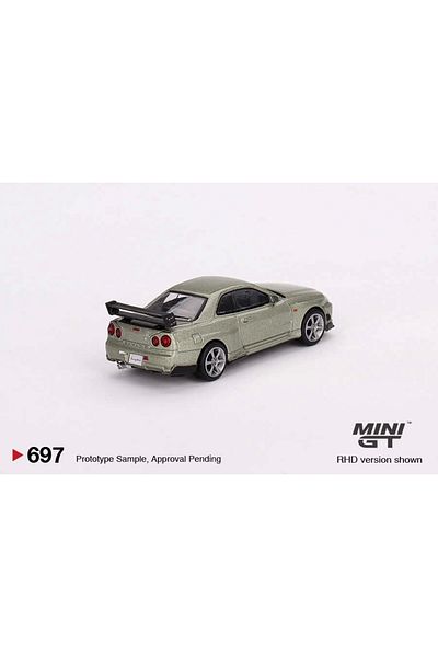 mini gt 1/64 Nissan Skyline Gt-R (R34) Tommykaira R-Z Millenium Jade Mgt00697