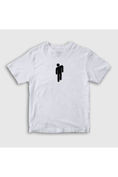 Presmono Unisex Παιδικό λευκό μπλουζάκι Blohsh Billie Eilish 153962 ττ