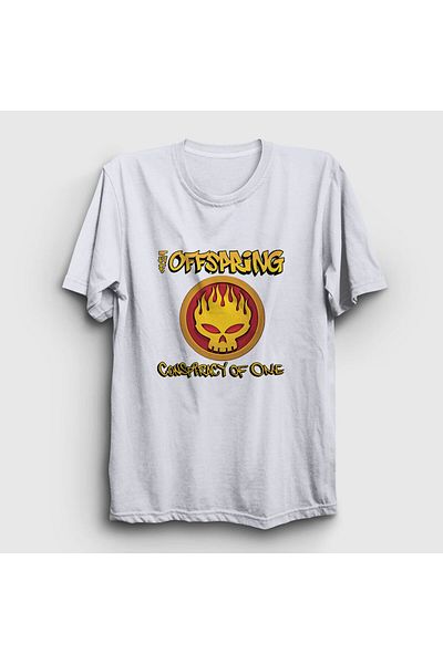 Presmono Μπλουζάκι Unisex White Conspiracy The Offspring 177001 ττ