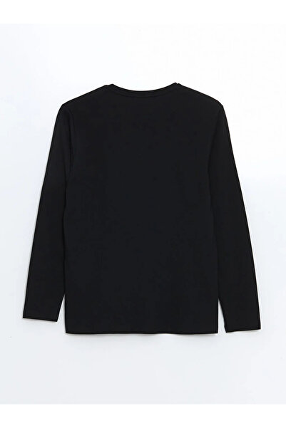 LC Waikiki Μαύρο Standard Mold Ανδρικό Σετ Πιτζάμες