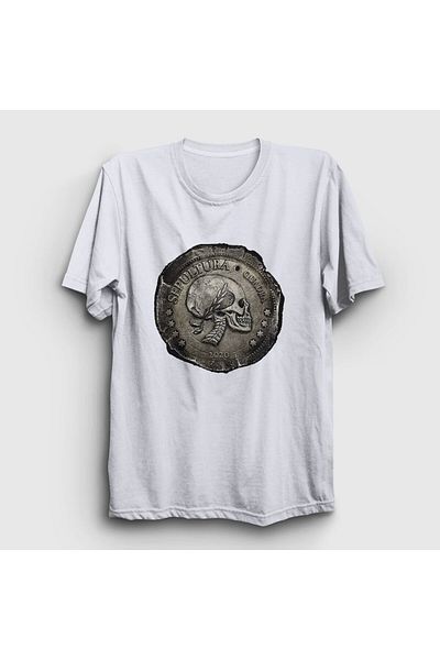 Presmono Λευκό μπλουζάκι Quadro Sepultura Unisex - 180356 ττ
