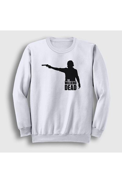 Presmono Φούτερ Unisex White Shot The Walking Dead 220767 ττ