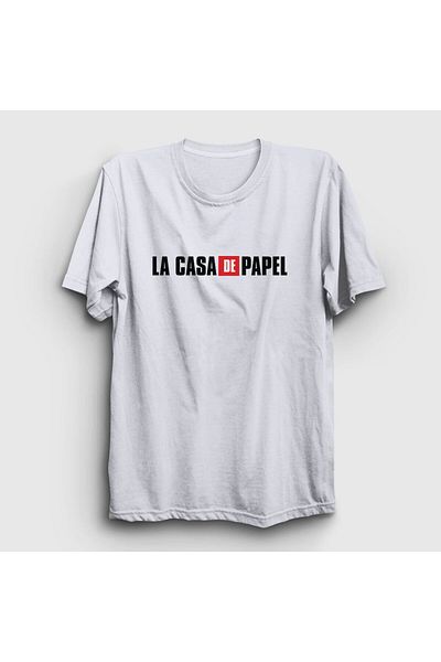 Presmono Μπλουζάκι Unisex Λευκό λογότυπο La Casa De Papel 197150 ττ