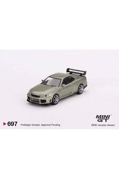 mini gt 1/64 Nissan Skyline Gt-R (R34) Tommykaira R-Z Millenium Jade Mgt00697