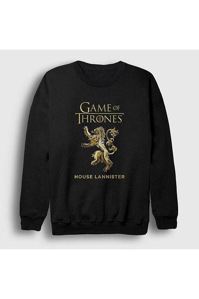 Presmono Φούτερ Unisex Black Lannister Game Of Thrones 192528tt