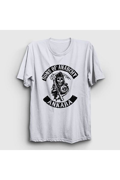 Presmono Μπλουζάκι Unisex White Ankara Sons Of Anarchy 213849 ττ