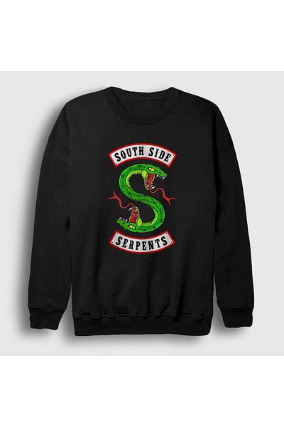 Presmono Φούτερ Unisex Μαύρο South Side Serpents V3 Riverdale 207931 ττ
