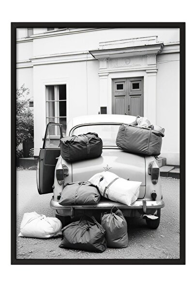 Postifull Pictură înrămată pentru weekend, cadru negru și poster, pictură de ...