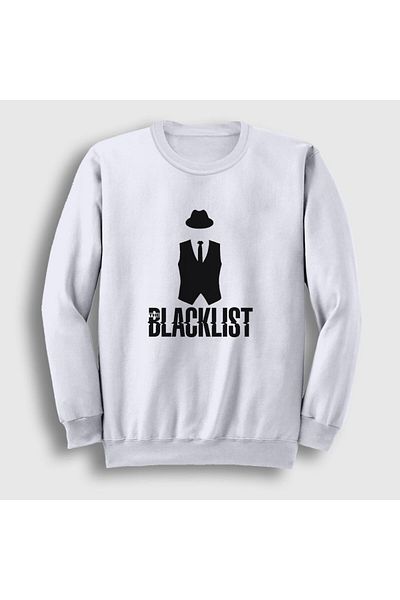 Presmono Unisex Λευκό Βεστ Φούτερ The Blacklist 184111 ττ
