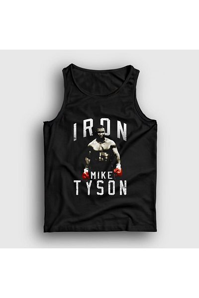 Presmono Unisex Black Iron Mike Tyson Tank Top158163tt