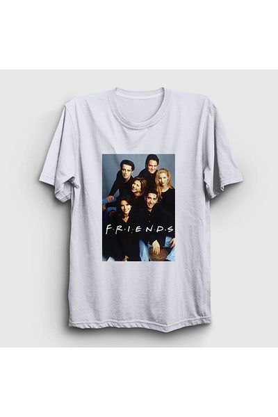 Presmono Μπλουζάκι Unisex White All Friends 189135 ττ