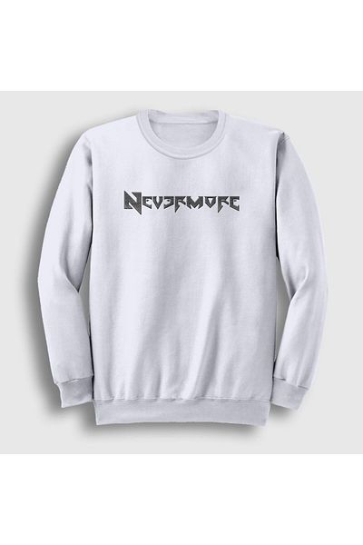 Presmono Φούτερ Unisex White Logo Nevermore 167883 ττ