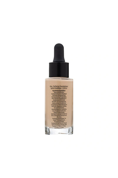 lykd Glow Perfector 4'ü 1 Arada Işıltılı Fondöten (Baz, Kapatıcı, Aydınlatıcı, BB Krem) 118 Fair