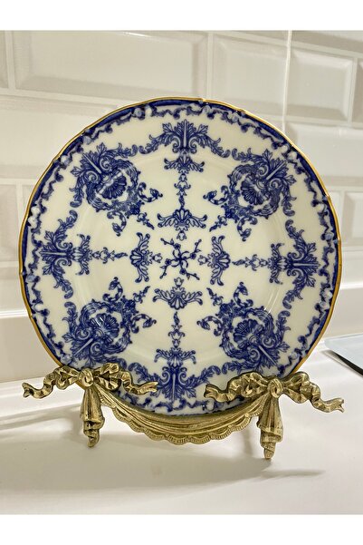 Genel Markalar LİMOGES PİRİNÇ DÖKÜM TABAK STANDI SUNUMLUK DEKOR EV DEKORASYON LİMOGE