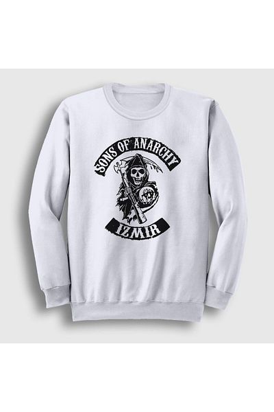 Presmono Unisex Λευκό φούτερ Izmir Sons Of Anarchy 215428 ττ