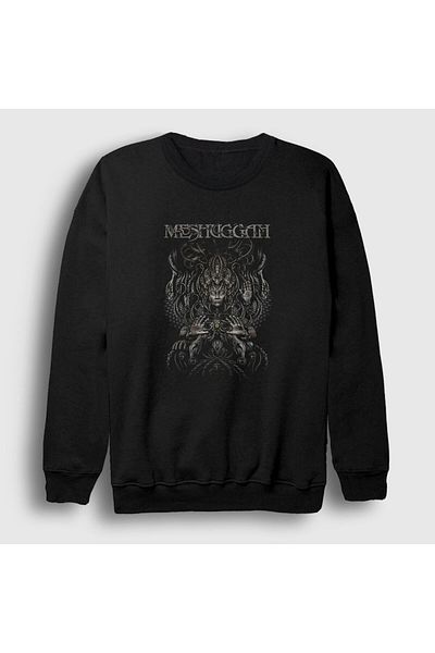 Presmono Унисекс черен суитшърт Deviance Meshuggah 164063tt