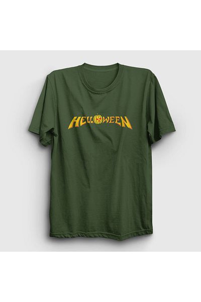 Presmono Μπλουζάκι Unisex Khaki Logo Helloween 148921 ττ