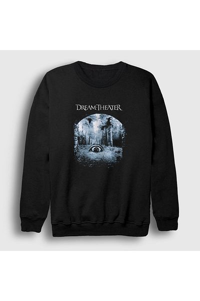 Presmono Унисекс черен суитшърт Train Dream Theater 144763tt
