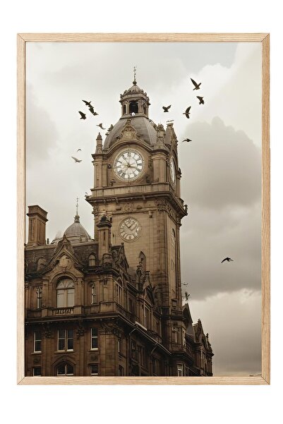 Postifull Ζωγραφική με κορνίζα με νυχτερίδες κοντά στο κτίριο, Κάθετη ζωγραφι...