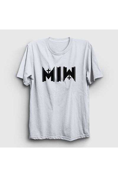 Presmono Unisex Λευκό Miw Motionless σε λευκό μπλουζάκι 166311 ττ