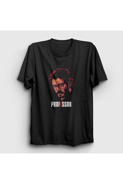 Presmono Μπλουζάκι Unisex Μαύρο Professor V2 La Casa De Papel 198083 ττ