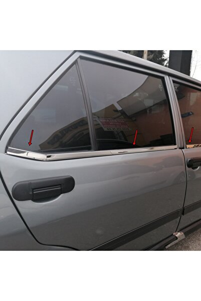 OTOMOR AKSESUAR Tofaş Cam Sıyırıcı Krom Çıtası 4'lü Set