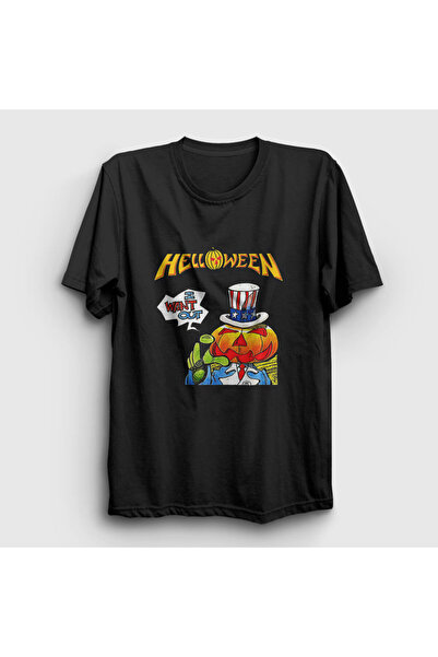 Presmono Unisex Black Out Helloween T-shirt 149370tt