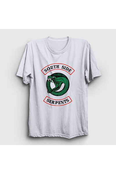 Presmono Μπλουζάκι Unisex White South Side Serpents V2 Riverdale 207680 ττ