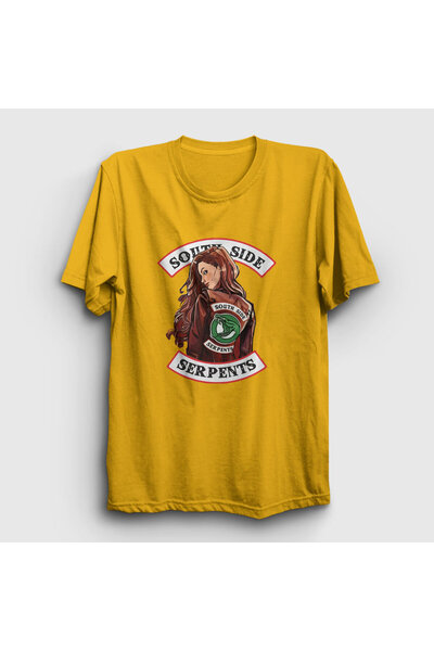 Presmono Unisex žuta Cheryl Blossom Riverdale T-shirt 205979tt