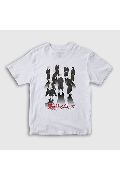 Presmono Μπλουζάκι Unisex Kids White Gang Anime Tokyo Revengers 241108 ττ