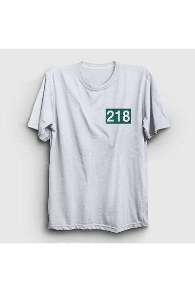 Presmono Μπλουζάκι Unisex White Cho Sang Woo 218 Squid Game 260203 ττ