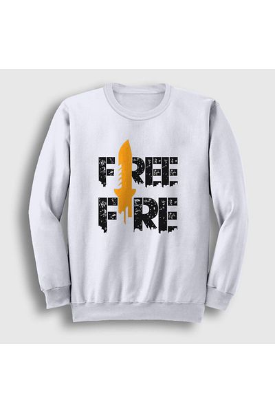 Presmono Φούτερ Unisex White Knife V2 Free Fire 233159 ττ