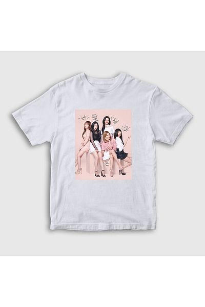 Presmono Tricou unisex pentru copii, alb, poster K-pop Red Velvet276952tt