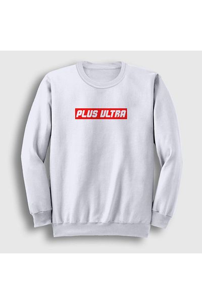 Presmono Φούτερ Unisex White Plus Ultra Anime Boku No Hero Academia 234691 ττ