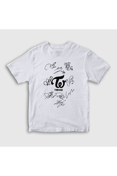 Presmono Unisex Παιδικό μπλουζάκι με λευκά σημάδια K-pop Twice 281690 ττ