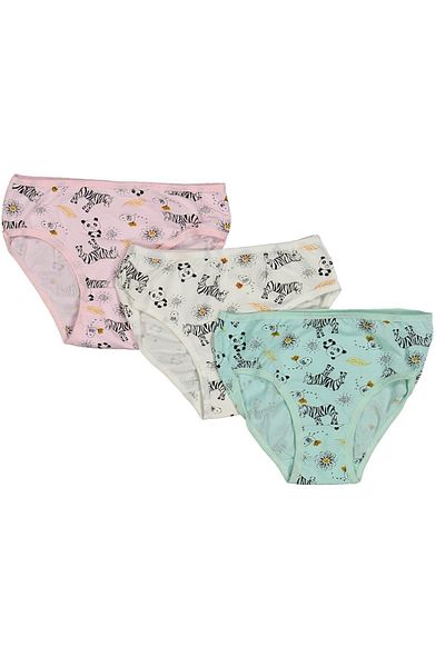 diamondstar Chiloți slip pentru fetiță 4/11 ani cu model mixt