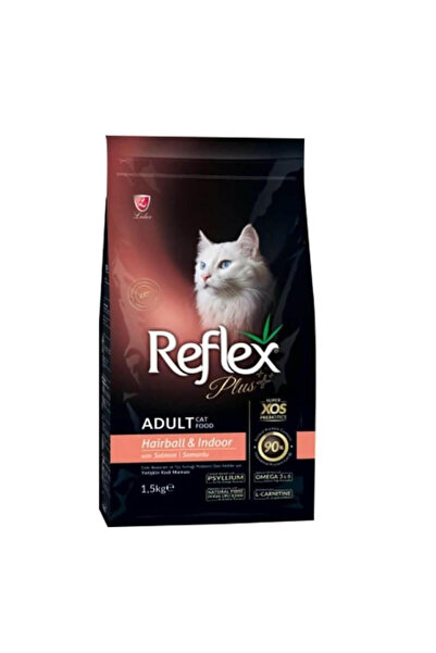 Reflex Plus Hairball Somon Salmon Adult Cat Food Tüy Yumağı Yetişkin Kedi Mam...