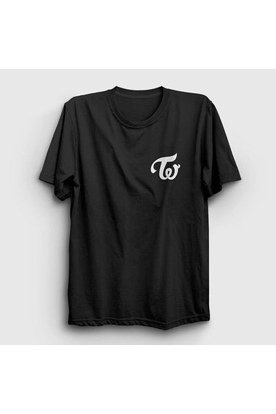 Presmono Μπλουζάκι Unisex Μαύρο λογότυπο K-pop Twice 280350 ττ