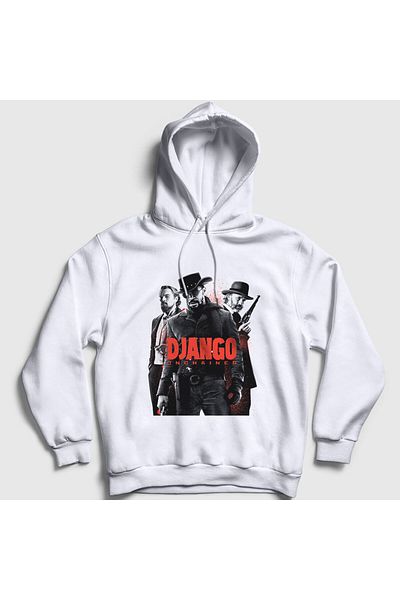 Presmono Unisex Λευκό κάλυμμα φούτερ Django Unchained Hooded 243800 ττ